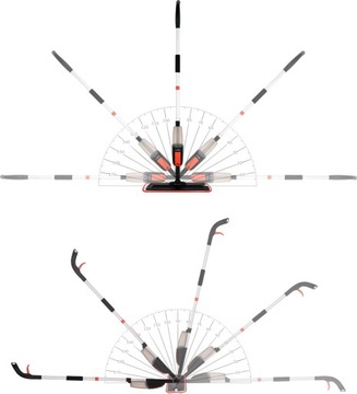 ШВАБРА С РАСПЫЛИТЕЛЕМ ДЛЯ СТЕКОНОМОЙКИ 2в1, 4 НАКЛАДКИ