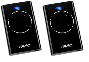 Комплект привода актуатора FAAC 414 ALFA, 2x пульта дистанционного управления