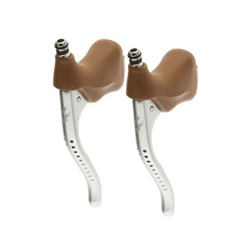 Klamki hamulcowe DIA compe brązowe retro 22,2 mm