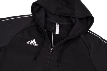 Adidas Bluza Meska Rozsuwana Bawełna Core 18 r.S