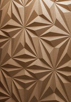 Пробковые стеновые панели CORKBEE 3D ECO LINE natural