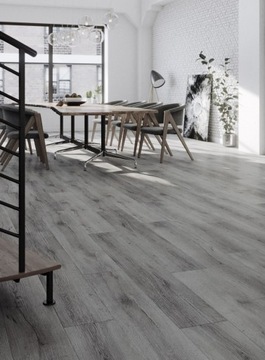 GRUBA WYKŁADZINA PCV 250x400 PARKIET szary @157101