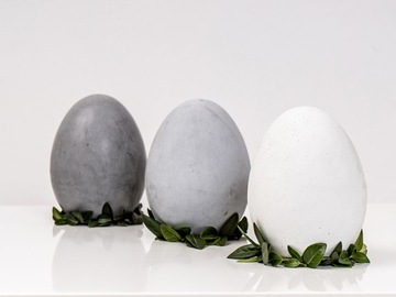 ЯЙЦА XXL из архитектурного бетона - ручная работа