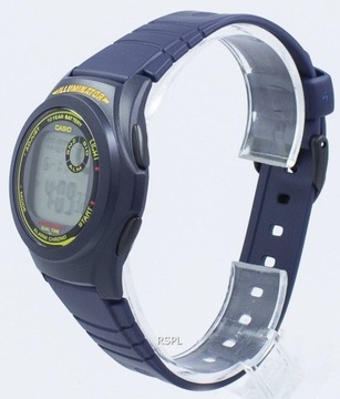 МУЖСКИЕ ЦИФРОВЫЕ ЧАСЫ CASIO F200W-2B с подсветкой
