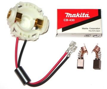Makita Szczotkotrzymacz + szczotki CB430 DGA450 BGD800 DGD800 BJS161 DJS161