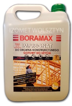 BORAMAX Impregnat do Drewna Konstrukcyjnego 5L