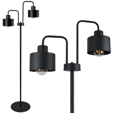 MODNA LAMPA STOJĄCA PODŁOGOWA LOFT EDISON PODWÓJNA
