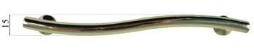 AMIX A001 РУЧКА 128 SATIN Серебристый МЕТАЛЛ