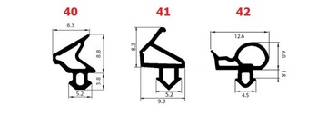 VEKA S-1127A Уплотнители оконные, СЕРЫЕ