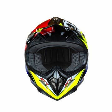 МОТОЦИКЛЬНЫЙ ШЛЕМ HORN ENDURO CROSS QUAD + ОЧКИ M