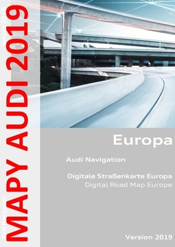Płyta DVD Mapa Nawigacja AUDI MMI 2G 2019