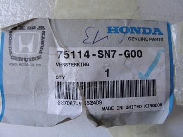 РЕШЕТКА HONDA ACCORD V 75114-SN7-G00 НОВАЯ ОРГ