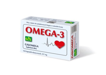 GAL Galomega - 150 kapsułek - Omega-3, Omega-6