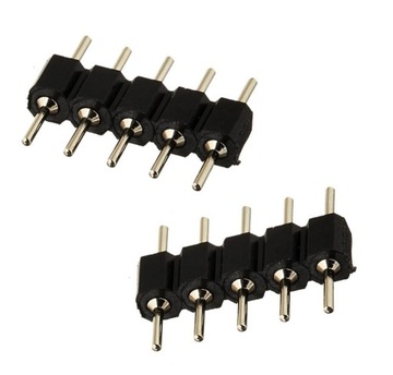 ZŁĄCZKA TAŚMA LED 5pin RGBW KONEKTOR WTYK 100szt
