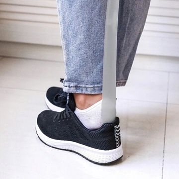 ДЛИННАЯ МЕТАЛЛИЧЕСКАЯ ЛОЖКА ДЛЯ ОБУВИ, 47 СМ, ПОЛЬСКИЙ ИЗДЕЛИЕ