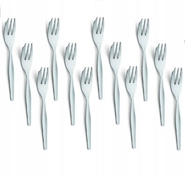AMEFA 12 SZTUĆCE SCANDINAVE WIDELCZYK CIASTO ZESTA