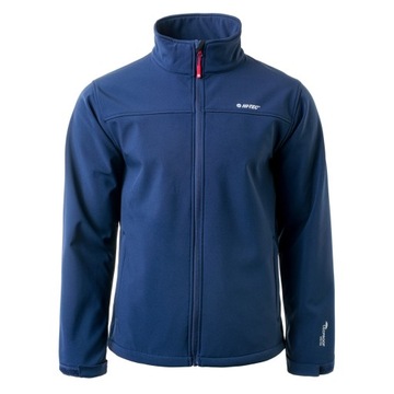 Kurtka Softshell Męska LINGEN Granatowo - Pomarańczowa RED, Rozmiar M