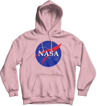 NASA bluza z kapturem damska różowa roz. M