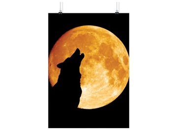 PLAKAT HALLOWEEN DUCHY 59x42 CM 18 WZORÓW MATOWY
