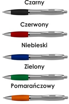 Długopis plastikowy z nadrukiem RIO SATIN 50 szt