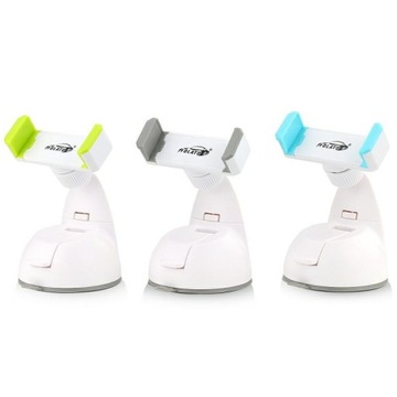 ДЕРЖАТЕЛЬ ДЛЯ СМАРТФОНА С ПРИСОСКОЙ, БЕЛЫЙ СТЕН-синий