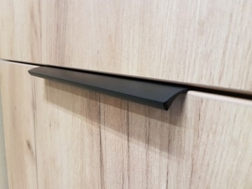 Uchwyt krawędziowy EDGE Straight 160mm czarny