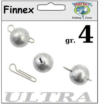 5 X CZEBURASZKA FINNEX ULTRA 4 gr na drucie 0,6 mm