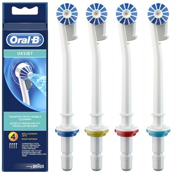 ORAL-B OXYJET KOŃCÓWKI DYSZE DO IRYGATORA - 4 SZT.