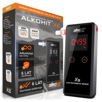 Alkohit X8 Готовый электрохимический алкотестер + БЕСПЛАТНО