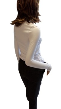 ПЛАТЬЕ PLAIN Latin, S/M, V-образный вырез, ДЛИННЫЙ РУКАВ