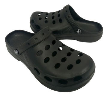 002 # Черные шлепанцы для бассейна Ogrodowe Kroksy 41