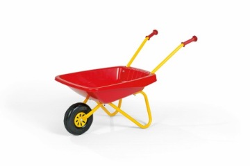 Тачка Пластикова сталева рама Червона до 15 кг Rolly Toys 270859