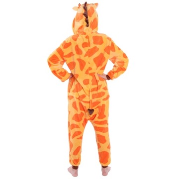 ŻYRAFA PIŻAMA Jednoczęściowa Kigurumi Onesie Kombinezon Strój L 165-174 cm