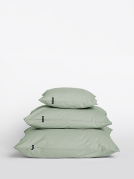Наволочка 40х40 Sage Green, чистый плотный хлопок