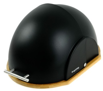 Хлебница Metlex Bamboo черная MX1602BL