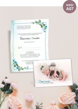 ПРИГЛАШЕНИЯ НА КРЕСТИЕ с фото + конверт