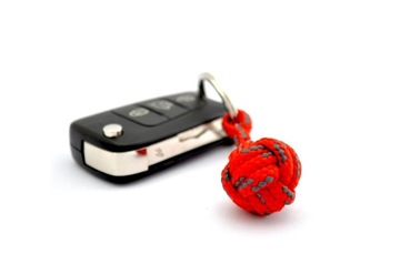 Морской брелок - Ручка боцмана Красный Серый Обезьяний кулак РУЧНОЙ РАБОТЫ