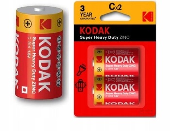 2x Bateria KODAK 1.5 V C R14 R14P LR14 4014 MN1400