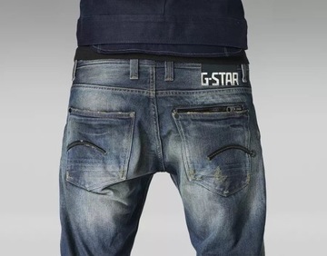 Spodnie G-Star Raw Attacc Low Jeansy W29 L34 K1582