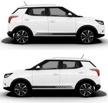 Наклейки Ремни безопасности автомобильные боковые 190 см КОМПЛЕКТ