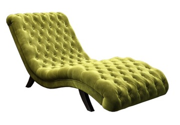 Szezlong KING chesterfield pikowany fotel leżanka