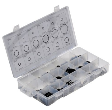 Кольца уплотнительные, резинки, резиновые уплотнители, 225 шт, маслостойкие