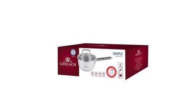 Gerlach Simple NK 332 rondel z pokrywką 1,5l