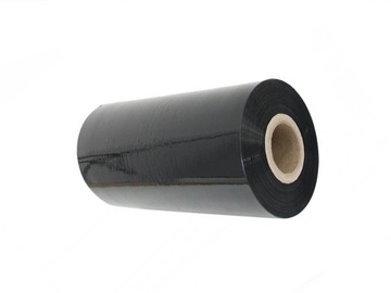 FOLIA STRETCH STRECZ MASZYNOWA 18KG BRUTTO GILZA 1,6KG CZARNA PROFIL MOCNA
