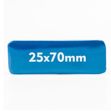 Przypinki Buttony Prostokątne 25x70mm 1szt
