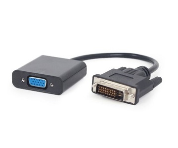 Adapter Aktywny DVI-D 24+1 męski -VGA żeński