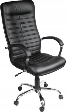 Skórzany fotel ORION STEEL z mechanizmem MULTIBLOCK Skóra Naturalna
