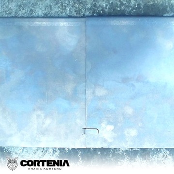 Газон EDGES Corten сталь 0,6 h 18 см бетон