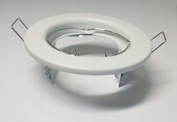 ГАЛОГЕННАЯ СВЕТОДИОДНАЯ СТАЦИОНАРНАЯ ЛАМПА, БЕЛАЯ + ЦЕНТР GU10