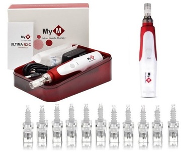 Dermapen MyM N2-C Dr Pen +10 картриджей Мезотерапия